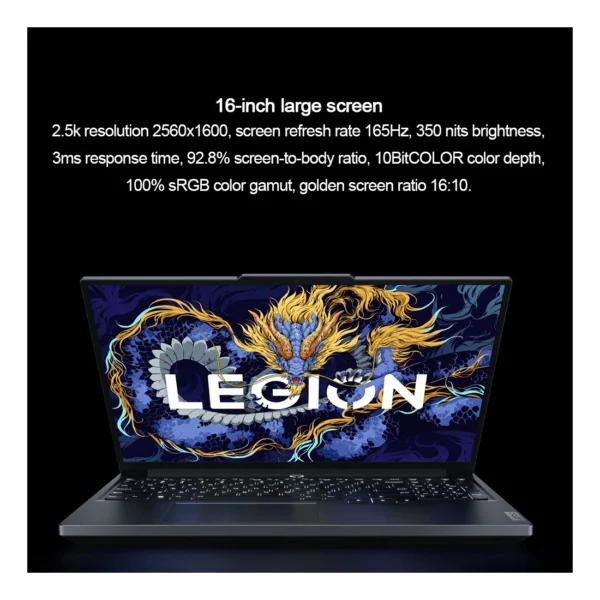 Lenovo Gaming Laptop LEGION Y7000P (5i Gen 9) 2024 Intel i7 14650HX NVIDIA RTX 4050 4060 4070 16"Inch 2.5K Computer PC Notebook