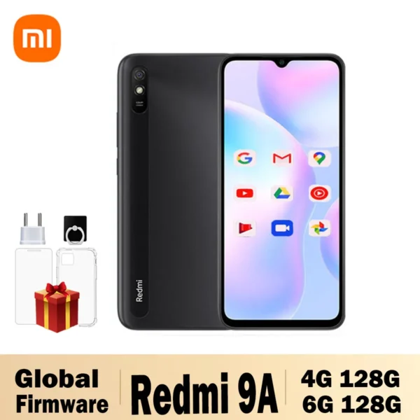 Global Version Xiaomi Redmi 9A smartphone 4G celular 4GB 64GB 5000mAh 13MP MTK Helio G25 used phone