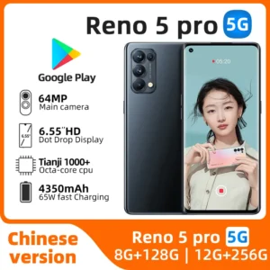 oppo Reno5 pro 5G Android 6.55 inch 12GB RAM 256GB ROM Unlocked All Colours in Good Condition Original used phone