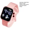 Led Children's Watch Sport Digital Watches Spaceman Silicone Strap Waterproof Electronic Wristwatch for Boys Girls Gift 손목시계