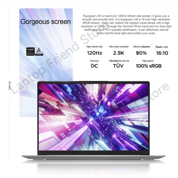Lenovo Laptop Thinkbook 16P 2023 3.2K 165Hz 16" i5-13500H/i9-13900H RTX4060/4050 UltraBook 16GB/32GB 1TB/2TB SSD Computer PC