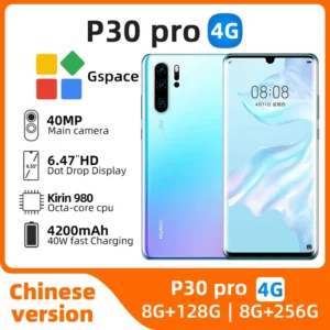 Original CN Version Huawei P30 Pro Smartphone Android 6.47 inch 128GB/512GB 40MP Camera Google Play Store Mobile used phones