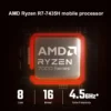 2024 Acer Nitro Dragon Gaming Laptop 16 Inch 2.5K 165Hz IPS Screen Netbook Ryzen R7-7435H 32GB 1TB RTX4060 Gaming Notebook PC